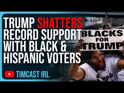 Trump SHATTERS Record Support With Black & Hispanic Voters, New Poll Shows