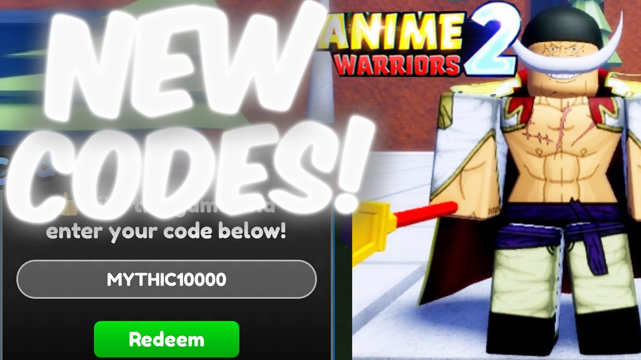 RELEASE* ALL NEW CODES ANIME WARRIORS ROBLOX