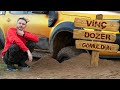 VİNÇ, DOZER VE OFF ROAD! (YİNE KUMA GÖMÜLDÜK)