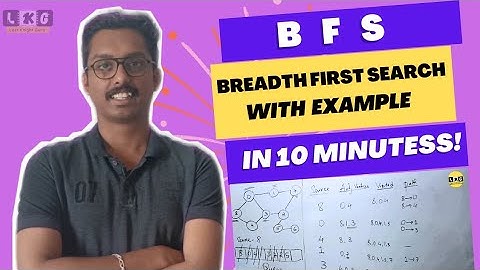 | Breadth First Search (BFS) with Example | in English + ಕನ್ನಡ ❤️💛||