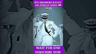BTS Members Dance On Indian song 🇮🇳 #youtubeshorts  #bts #blackpink #kpop screenshot 3