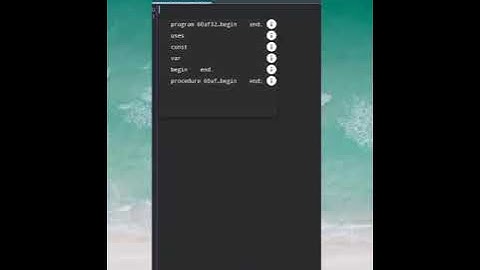 Cara Menghitung Volume kubus di aplikasi Pascal N-IDE