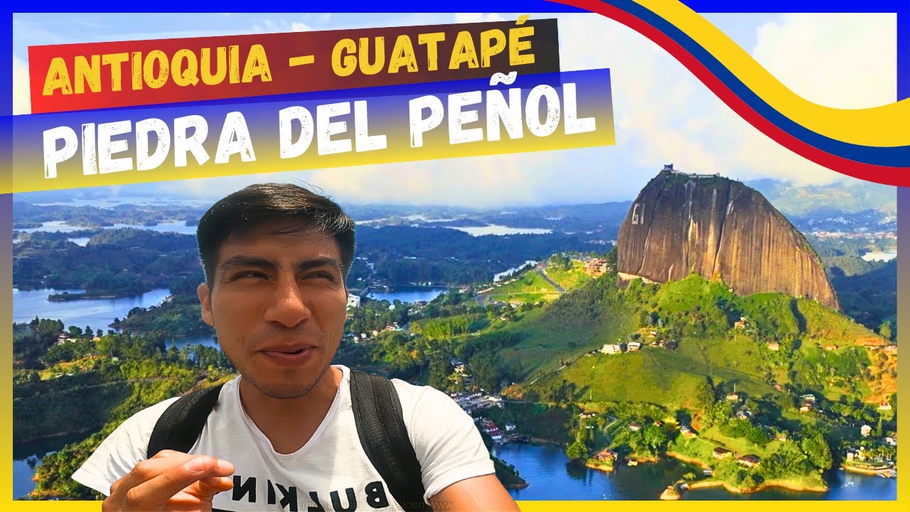 🪨 Peñón de Guatapé, la PIEDRA más GRANDE de Colombia | 🌄 Subiendo la Piedra del Peñol de Antioquia.