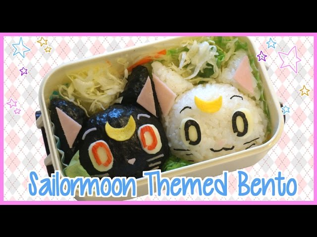 Sailormoon Themed Bento Box Luna Artemis Ft Littlesurprisesyt Youtube