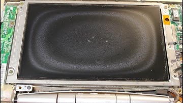 Toshiba Libretto ff1100CT/ff1100V Screen Teardown + LCD Polarizer Film Removal