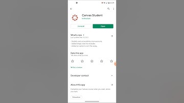 Canvas student app May 2021