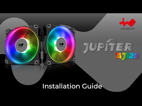 How to install the InWin Jupiter Series AJ120/140 Fan | PC Cooling | InWin