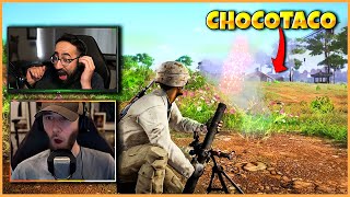 PUBG Streamers vs Streamers Coyote Crazy Mortar kill - ChocoTaco ☠️  #tgltn #pubg