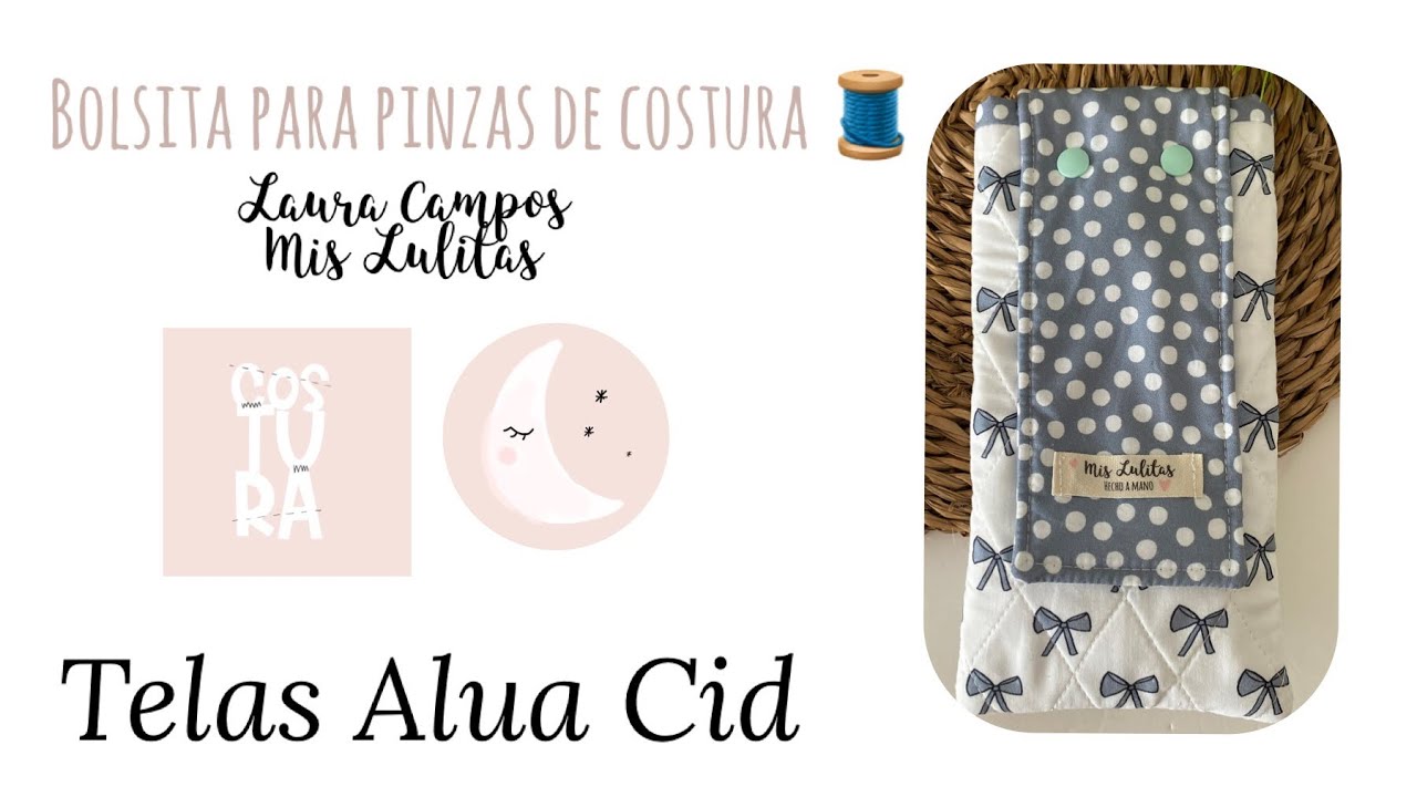 Bolsita para pinzas de costura. DT Alua Cid!!