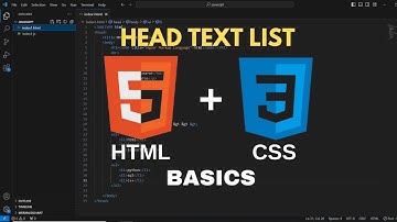 "HTML & CSS Basics: Understanding Head Elements, Text Formatting, and List Types for Beginners"