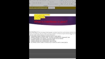 Learn what interfaces are in Java with examples! #Java #Interfaces #OOPs #CodingTips #LearnJava