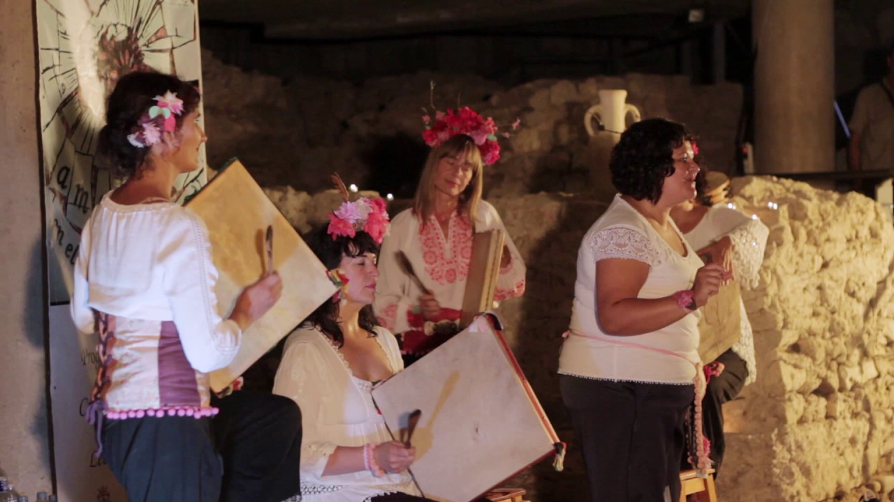 Gritsanda. Actuación en la cripta de Cascalerías (León)