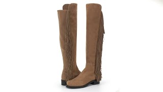 Stuart Weitzman 5050 Bold Fringe Boots SKU: 9953820