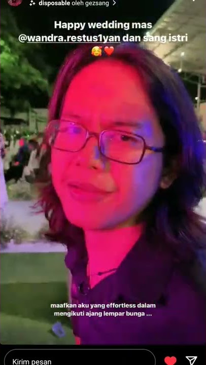 maulana ardiansyah bersama ochi di pesta pernikahan rebutan bunga