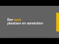 Lightpro - 12 volt spot installeren