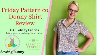 Friday Pattern co.  Donny Shirt Review