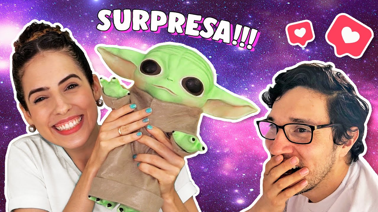 DIY: FIZ UM BABY YODA E SURPREENDI MEU MARIDO! Paula Stephânia