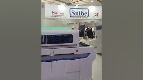 Maglumi X8 chemiluminesence analyser at Medica.