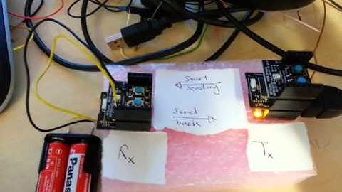 Two way communication using RFduino