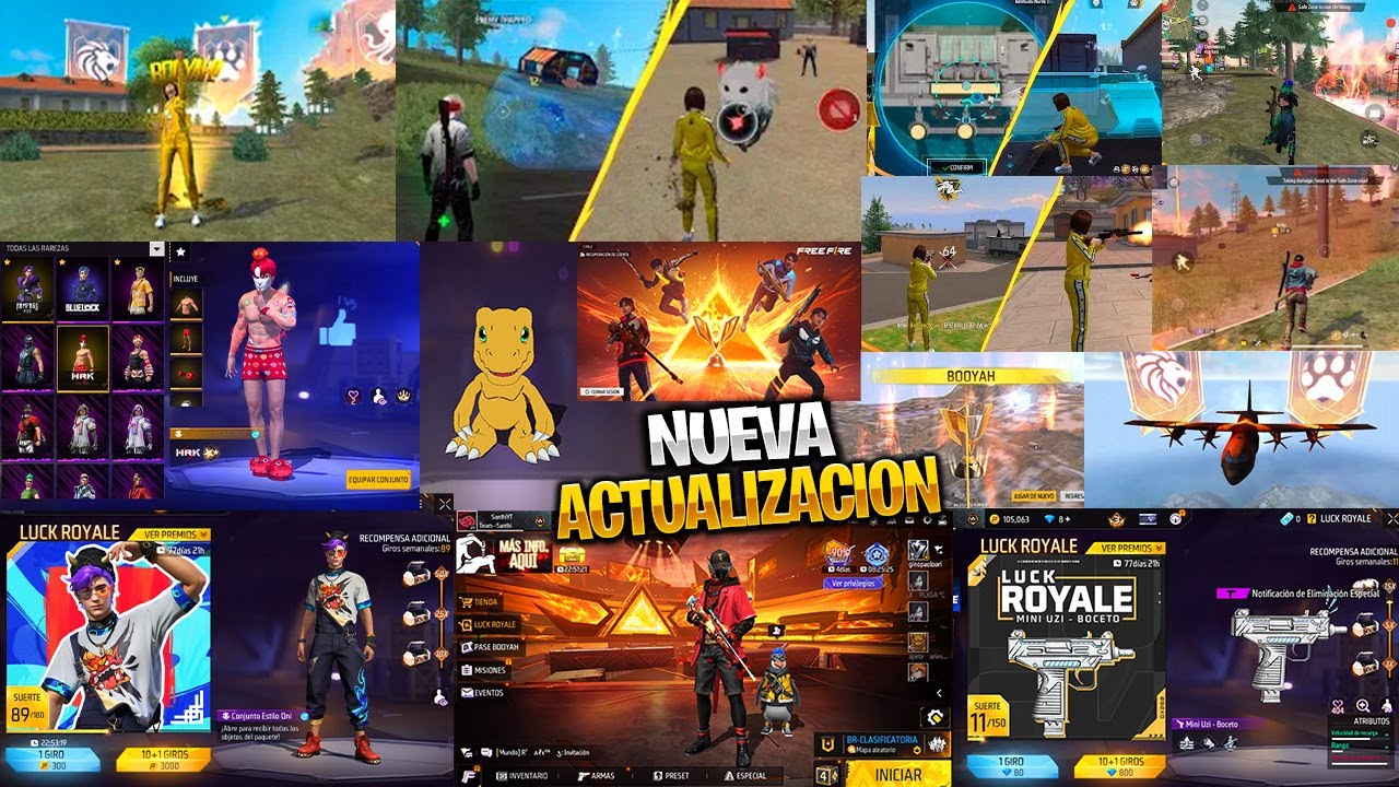 La NUEVA ACTUALIZACION de free fire y sus 15 NOVEDADES