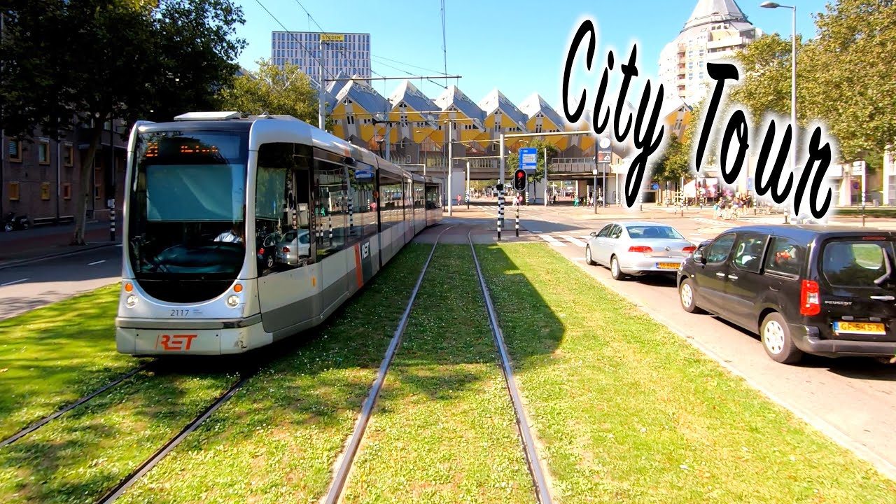 🇳🇱 Rotterdam City Tour: Cab Ride 1965: Romeo Lijn 10 31/8/2019