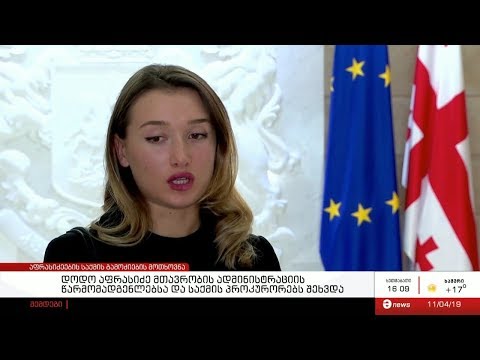 დოდო აფრასიძე, მთავრობის ადმინისტრაციის წარმომადგენლებსა და საქმის პროკურორებს შეხვდა