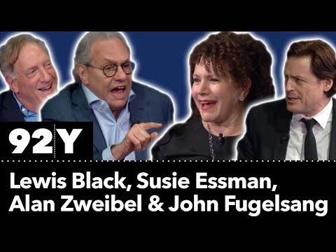 Lewis Black, Susie Essman and Alan Zweibel with John Fugelsang
