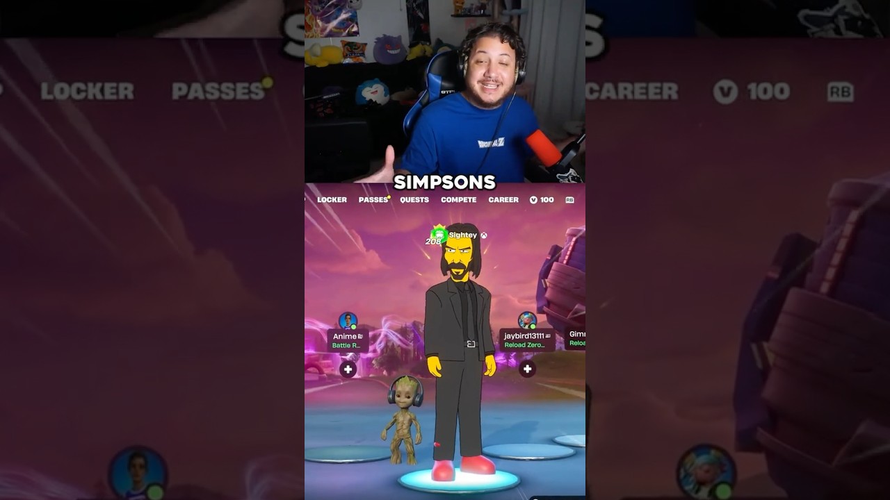 How to UNLOCK THE SIMPSON JOHN WICK SKIN FAST in Fortnite