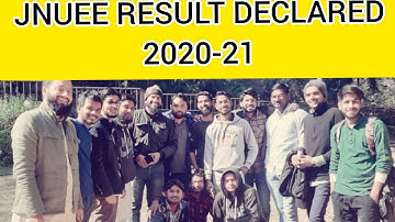 JNU RESULT DECLARED 2020-21