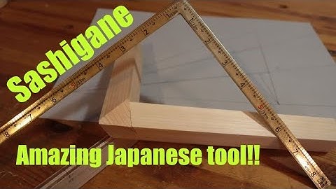 How to use a Sashigane (Japanese carpenter