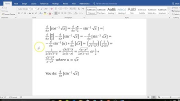 47. More Chain Rule Examples Involving Compositions of Trig Functions with Square Roots