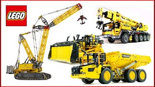 LEGO COMPILATION Best Of All Construction Lego Technic Sets  Speed Build  Brick Builder