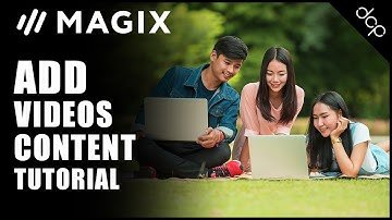 Adding video content to time line - Magix Movie Edit Pro Plus Beginners Tutorial - Part 3
