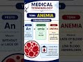 Medical Terminology| ANEMIA