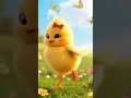 Cute chick dance | Yellow chick #shorts #cartoon #ai #trending #dance #yellow #chicks #funny