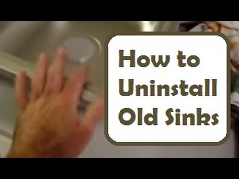 Sink Removal And Installation How To Disconnect And Remove A