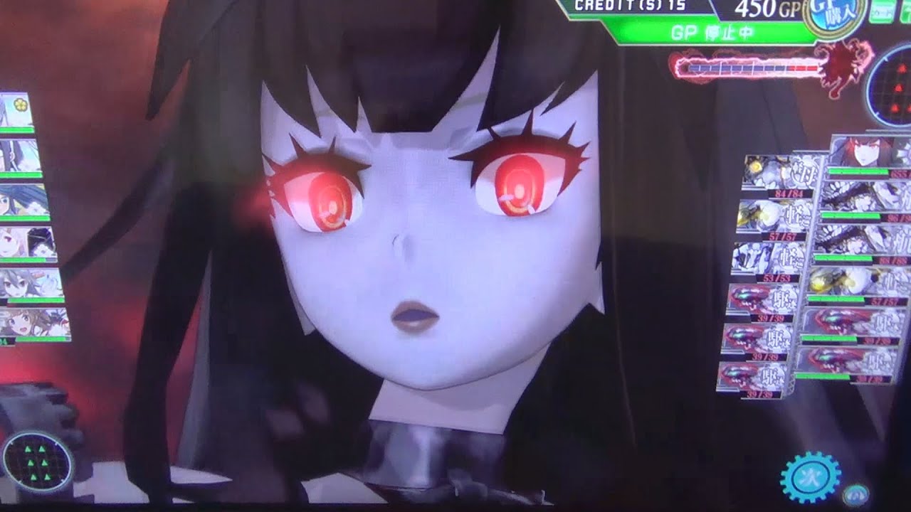 艦これアーケード 礼号作戦 甲 E 1 水母棲姫 ﾉｼ ここで手に入る カミ車 特二式内火艇 の威力はハンパじゃないなのです Youtube