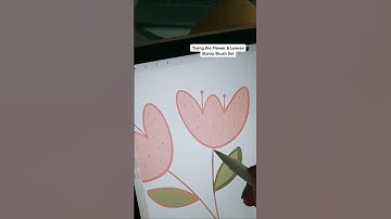 Add Flowers the Easy Way AV136 Procreate Flower Stamp Brushes #PROCREATE #procreatebeginner