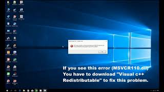 แก้เปิด watch dogs2 ไม่ได้ MSVCR110.dll problem