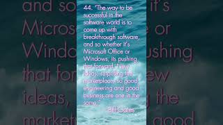 Bill Gates Quotes On Success. #44