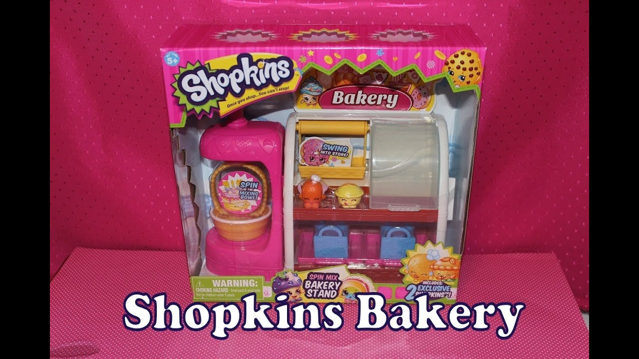 Shopkins Bakery Playset with 2 Special Edition Shopkins