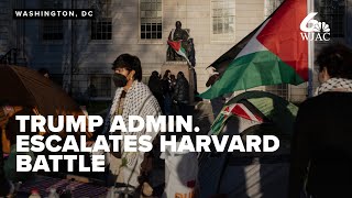 Trump administration escalates Harvard battle over international students