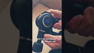 My Recovery Lab's professional smart pressure hot & cold massage gun with  temperature settings.