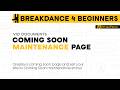 Create and set a Coming Soon maintenance page | Breakdance WordPress Vid Doc Series
