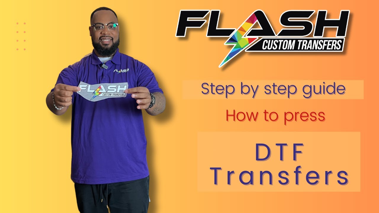 How To Heat Press DTF (Direct to Film) Transfers on T-Shirts Step by S –  Transfer Superstars
