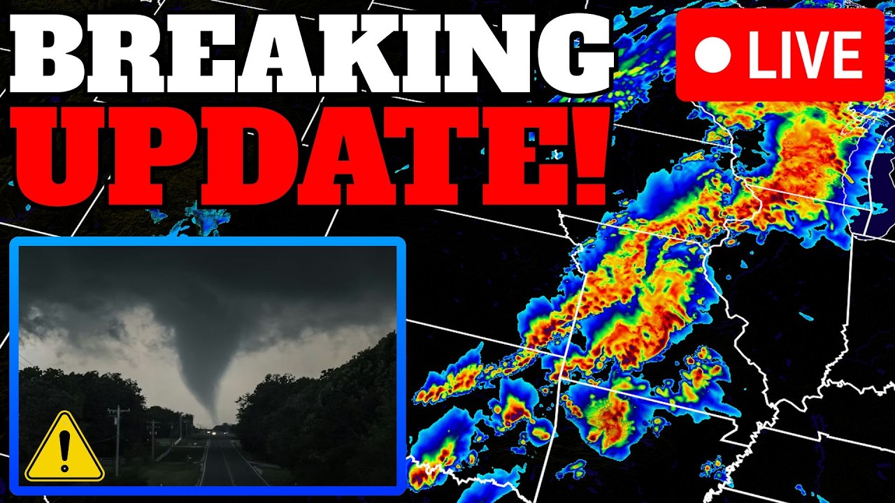 🔴LIVE - Tornadoes, Large Hail & Damaging Wind Threat TODAY - YouTube