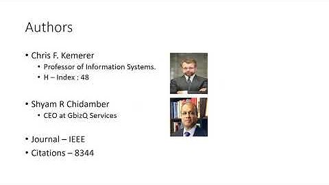 A Metrics Suite for Object Oriented Design