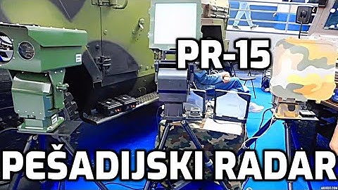 PR-15 domaći pešadijski osmatrački radar  PR15 Serbian Infantry Surveillance Radar