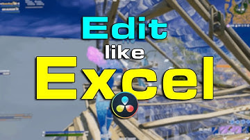 How to Edit like Excel in Davinci Resolve (Free Presets)