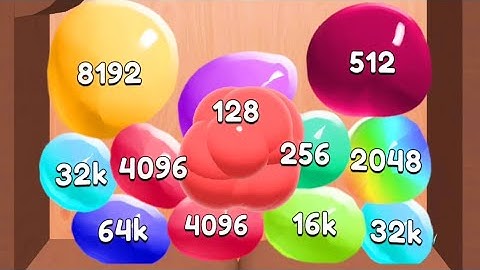 Jelly 2048 Blob Merge 3d🔓128k